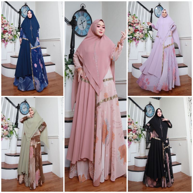 READY GAMIS SAMARA SERIES ELDENA SYARI BY KANAYA