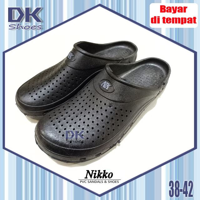 Nikko Sandal Selop 38-42 Pria Karet Anti / Sandal Selop Bakpao Baim Kerja