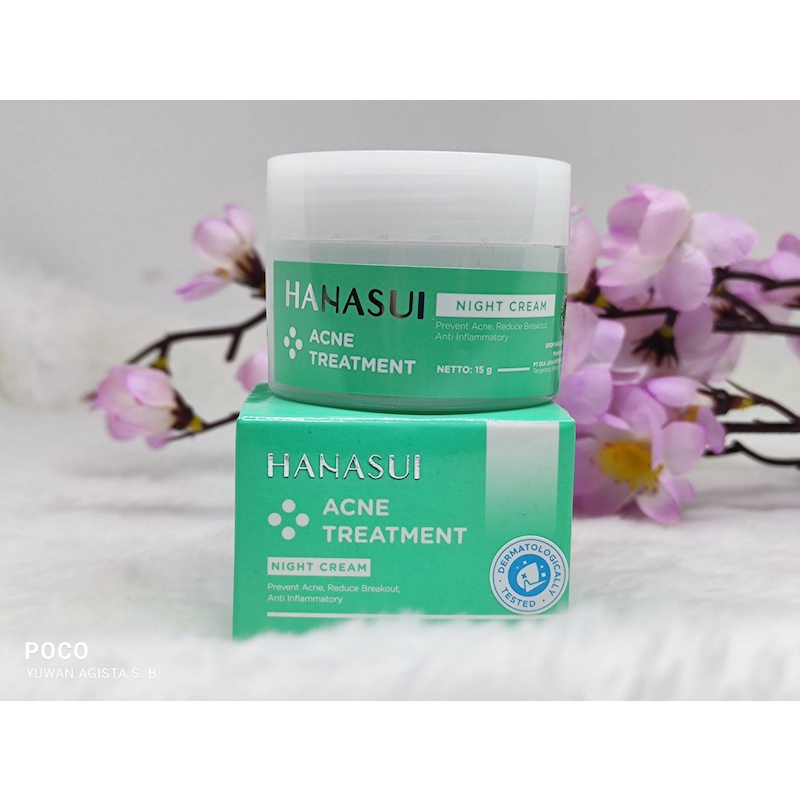 Hanasui Acne Treatment Night Cream GIRLSNEED77