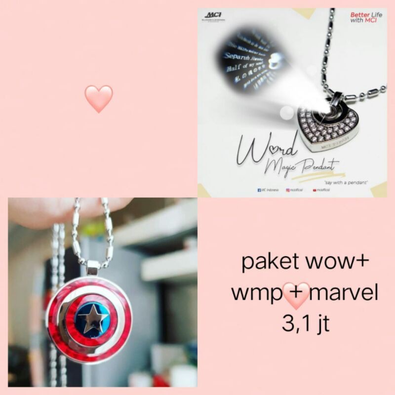 paket Kalung Pendant Couple