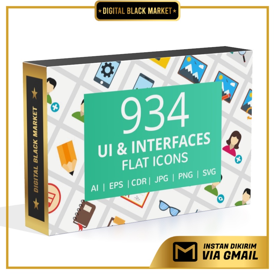 934 Ui Interfaces Flat Icons - Vector Designs