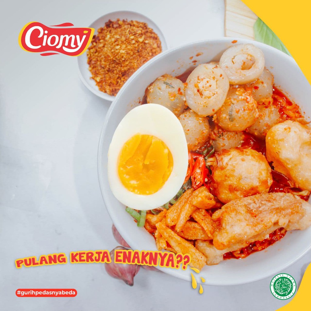 

Baso aci sehat ciomy Non MSG full daging rempah