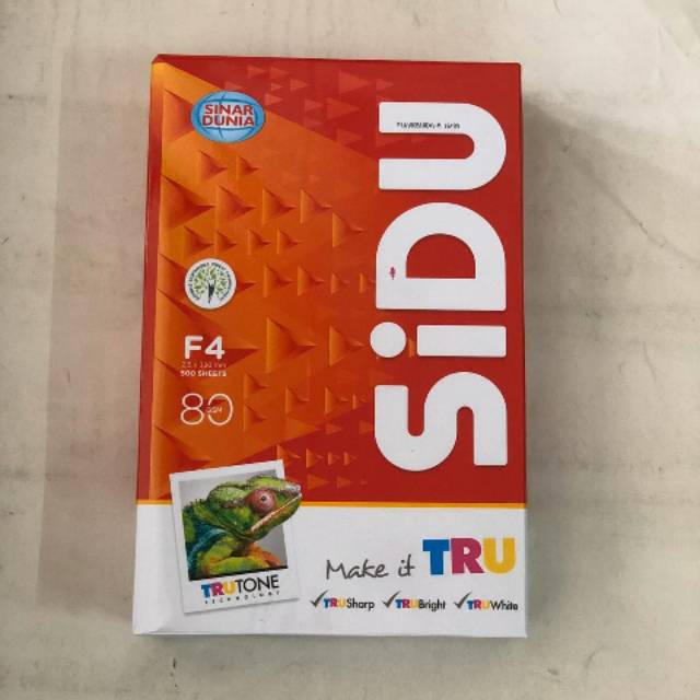 

KERTAS HVS F4 SINAR DUNIA 80 GR