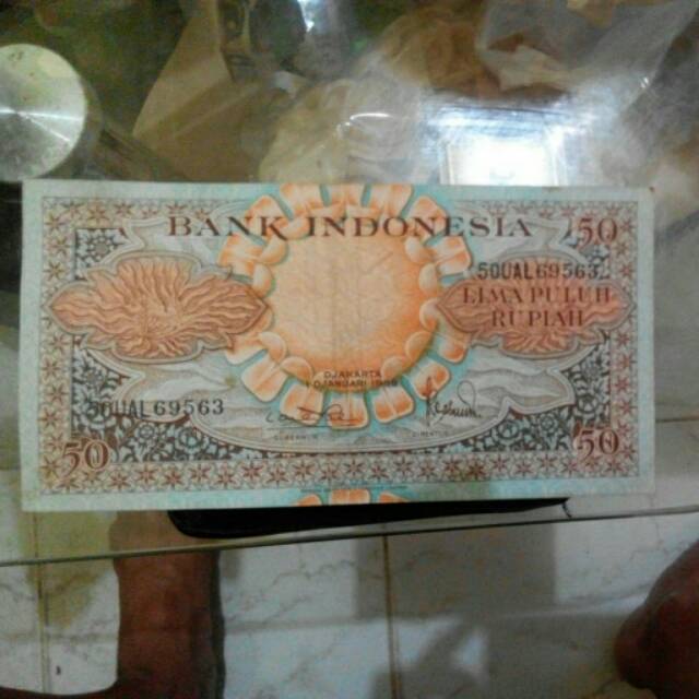 Uang 50 rupiah thun 1959
