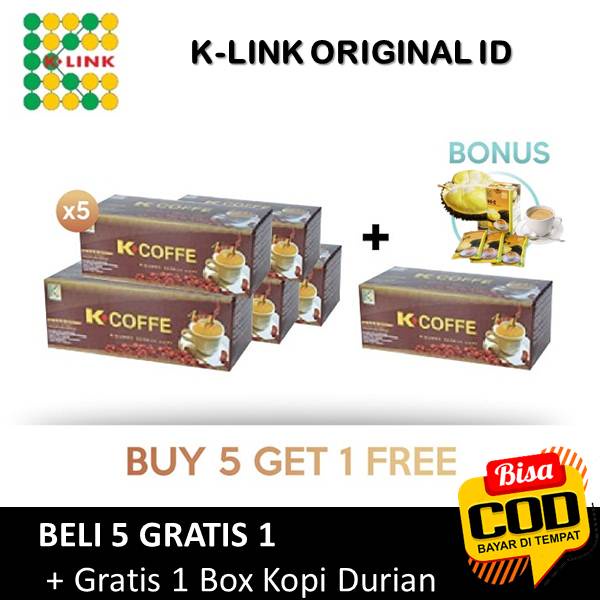 

Buy 5 Get 1 FREE K-COFFE 4 in 1 Original (Kopi Penambah Stamina)