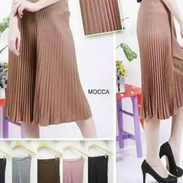 [PAS.21Jl22d] KULOT PENDEK PLISKET 7/8 HYGET GREAT A Uk BBg -g