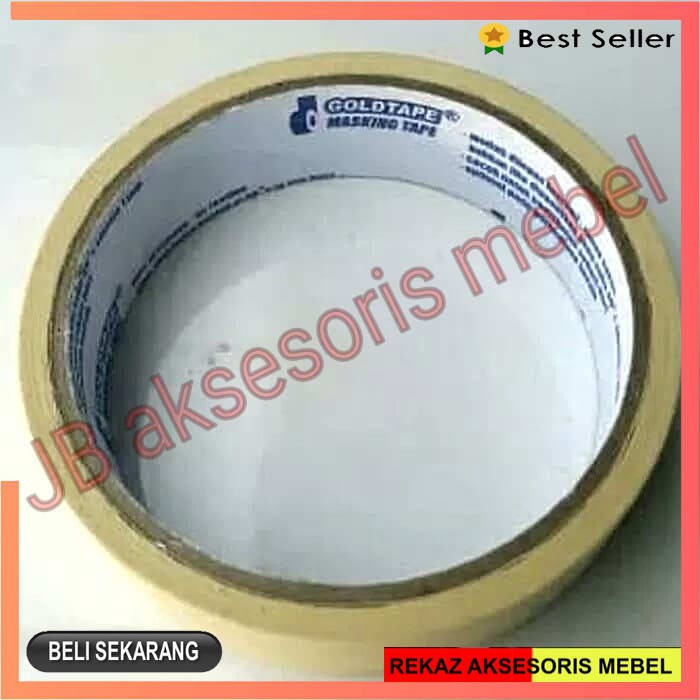 

ISOLASI SOLASI KERTAS 1" GOLD TAPE