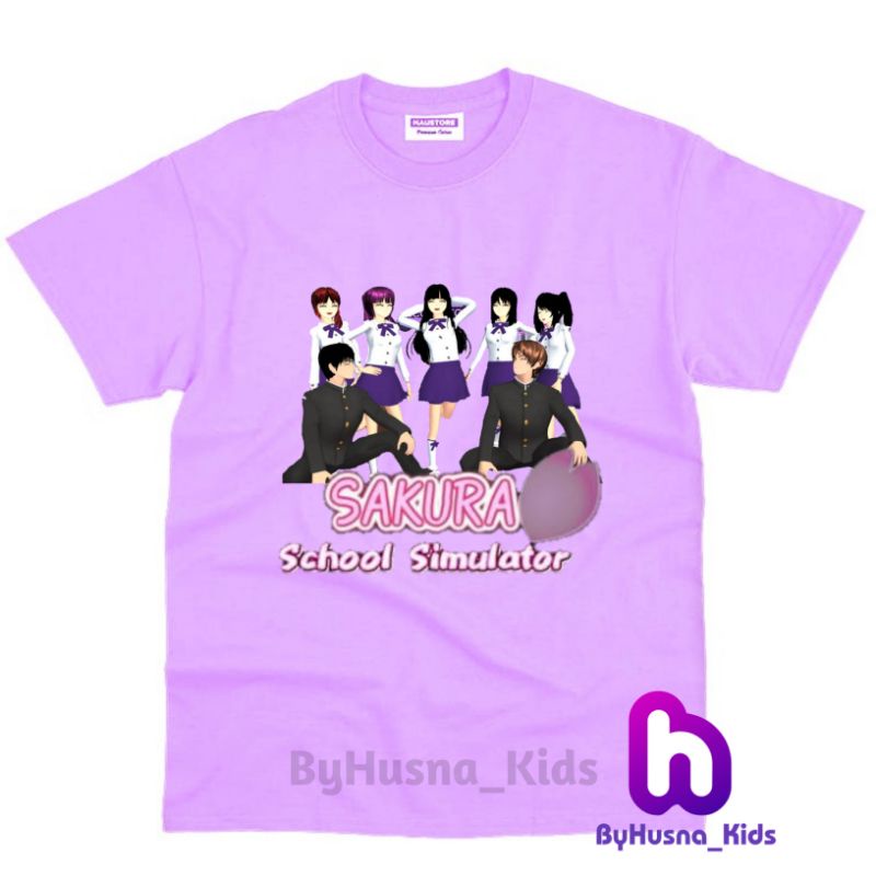 BAJU ANAK KAOS ANAK PEREMPUAN SAKURA SCHOOL SIMULATOR