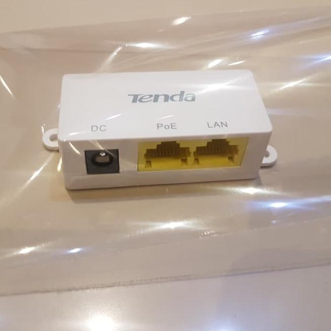 Harga Murah.. Passive POE Tenda Original - sejenis POE Tp-LInk / Tplink POE Injector Ukuran Adaptor