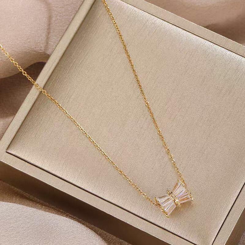 Kalung Liontine Wanita Fashion Korea Impor Ori Titanium Anti Karat KT499