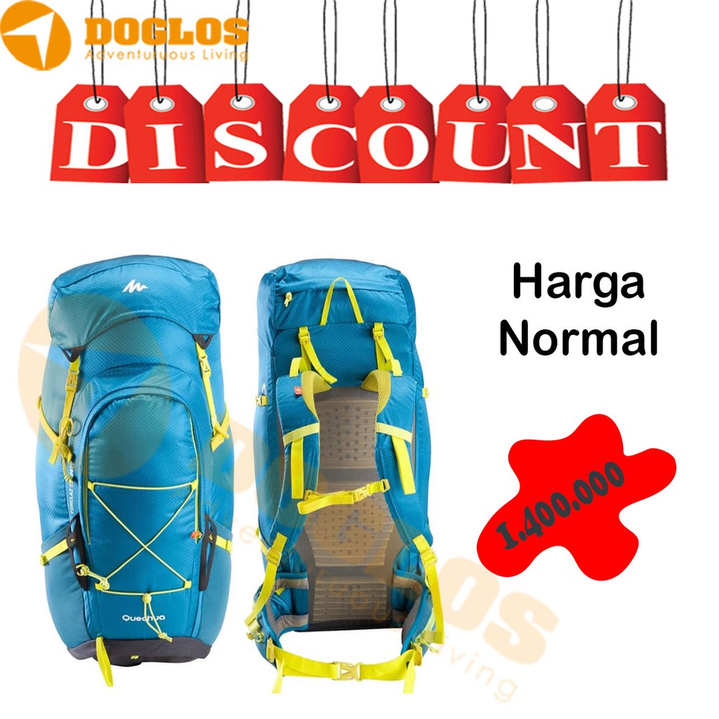 Carrier Quechua Forclaz 50 Speed Backpack tas gunung keril hiking