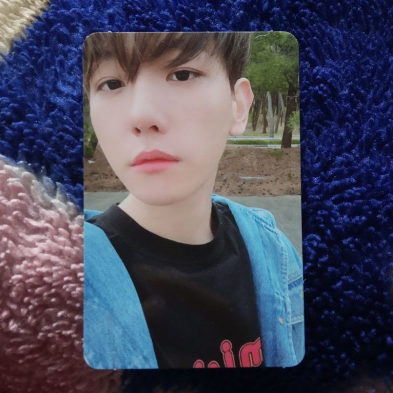 PHOTOCARD PC BAEKHYUN DELIGHT MINT VER. ADA SLIGHT DAMAGE