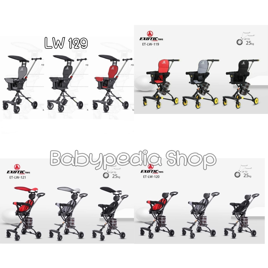 EXOTIC PACIFIC MAGIC BABY STROLLER LW 119 /120/121/126/127/129/131/171 KERETA DORONG BAYI HADAP DEPA