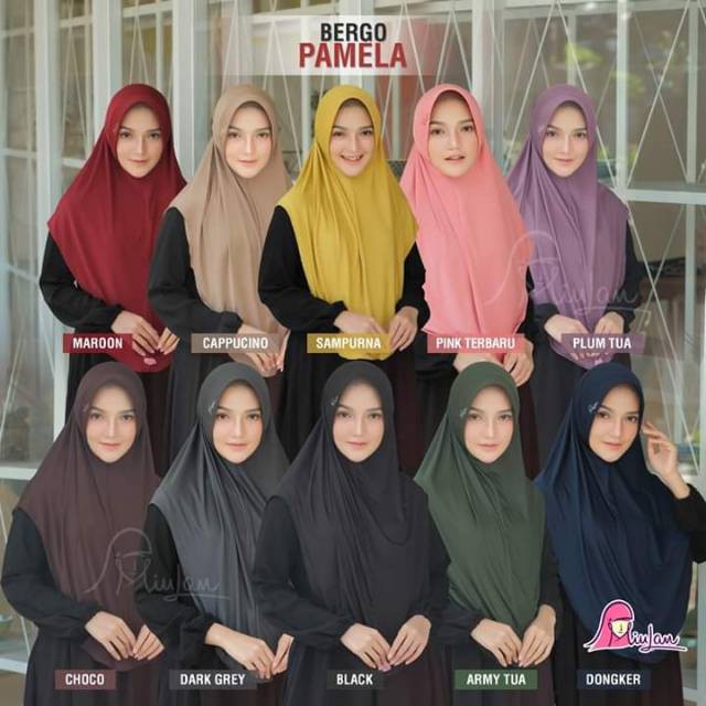 Bergo Pamela Miulan Dewasa