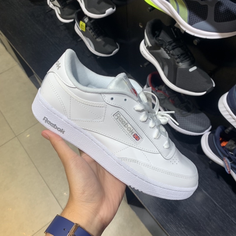 Reebok Club C 85 White/Grey Harga normal 1.100.000