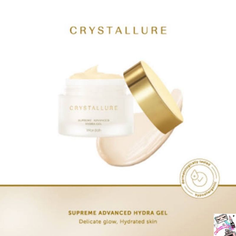 ☃️Cutezz_Ching1☃️Wardah Crystallure Supreme Advanced Hydra Gel 50g