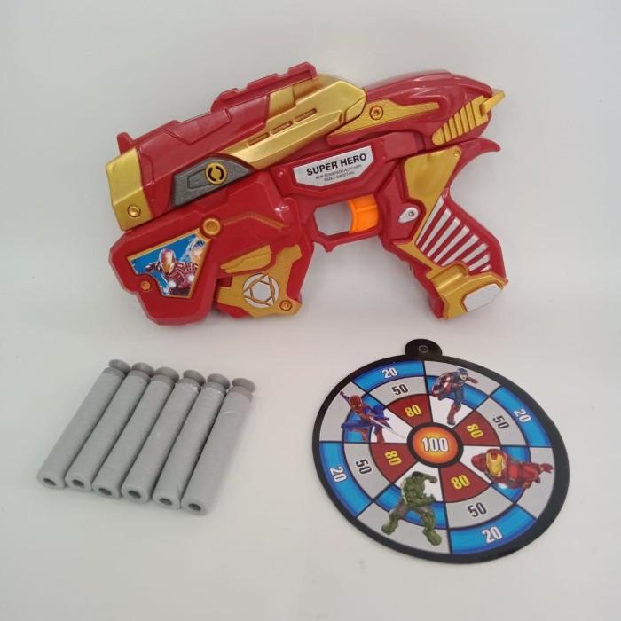 Mainan Anak Pistol Nerf Karakter Ironman Terbaru