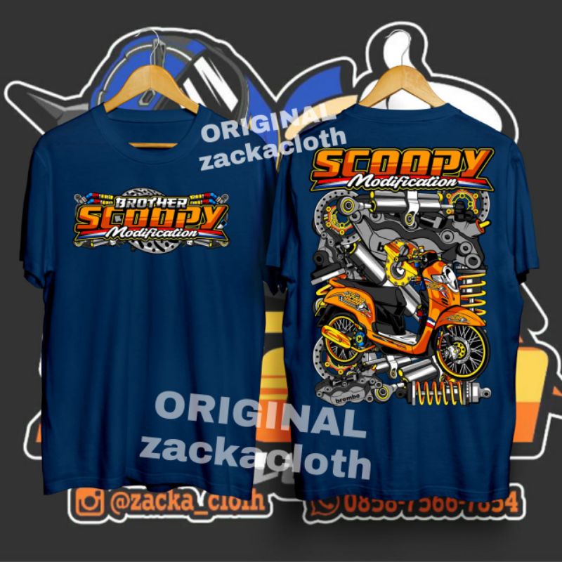 kaos scoopy/kaos motor scoopy/scoopy jari jari /original kaos scoopy/kaos racing/ kaos original moto