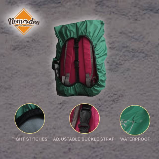 Coverbag Raincover Sarung Pelindung Tas Nomaden Original 30L