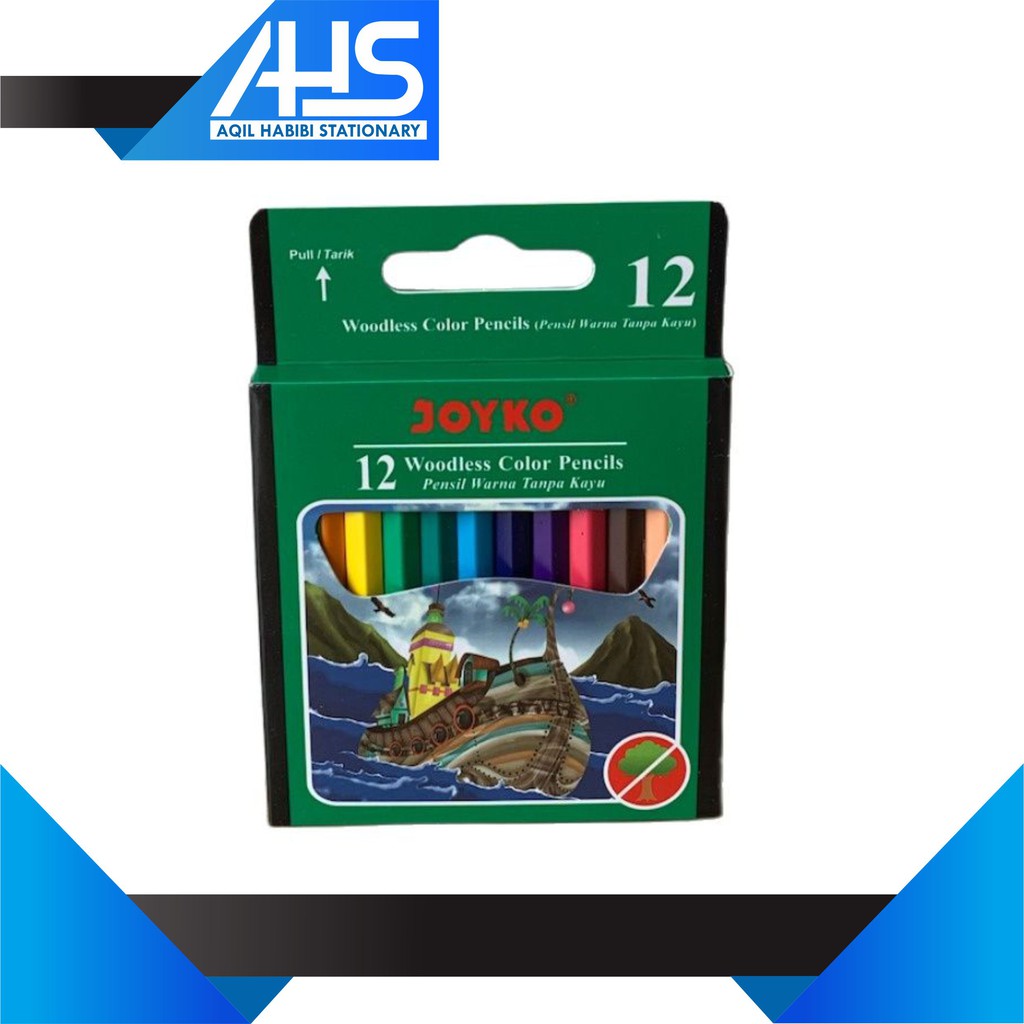 

pensil warna joyco 12 warna pendek