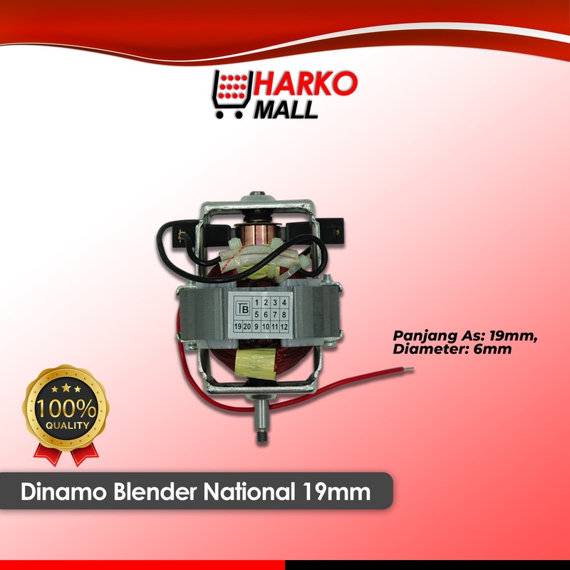 Dinamo Motor Blender National AS 19mm