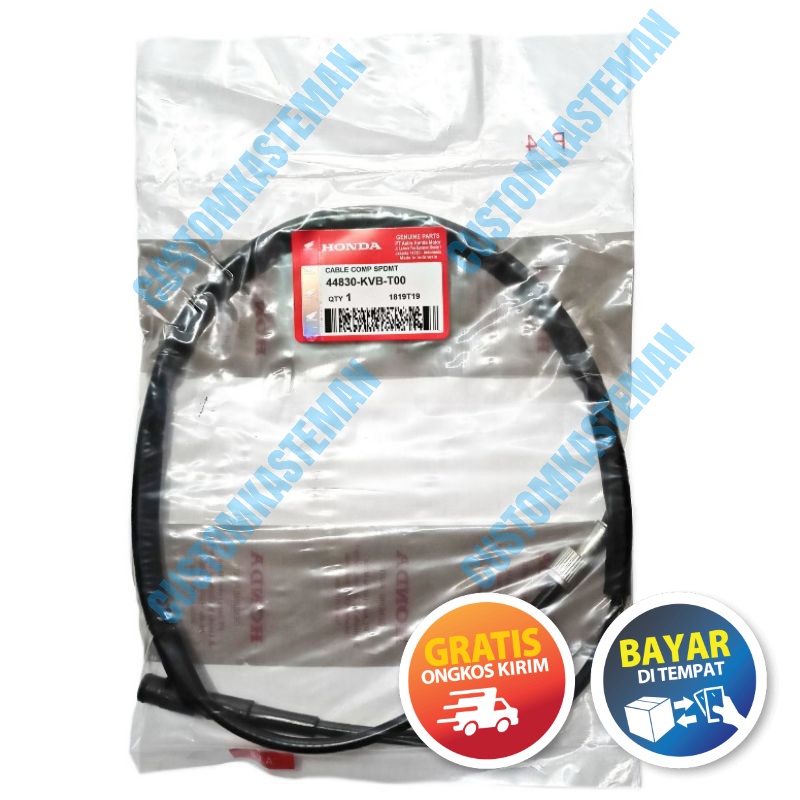 Kabel Kilometer Spedometer Spedo Beat fi - Vario 110 FI - Vario 125  -  Scoopy - Vario Karbu - Spacy