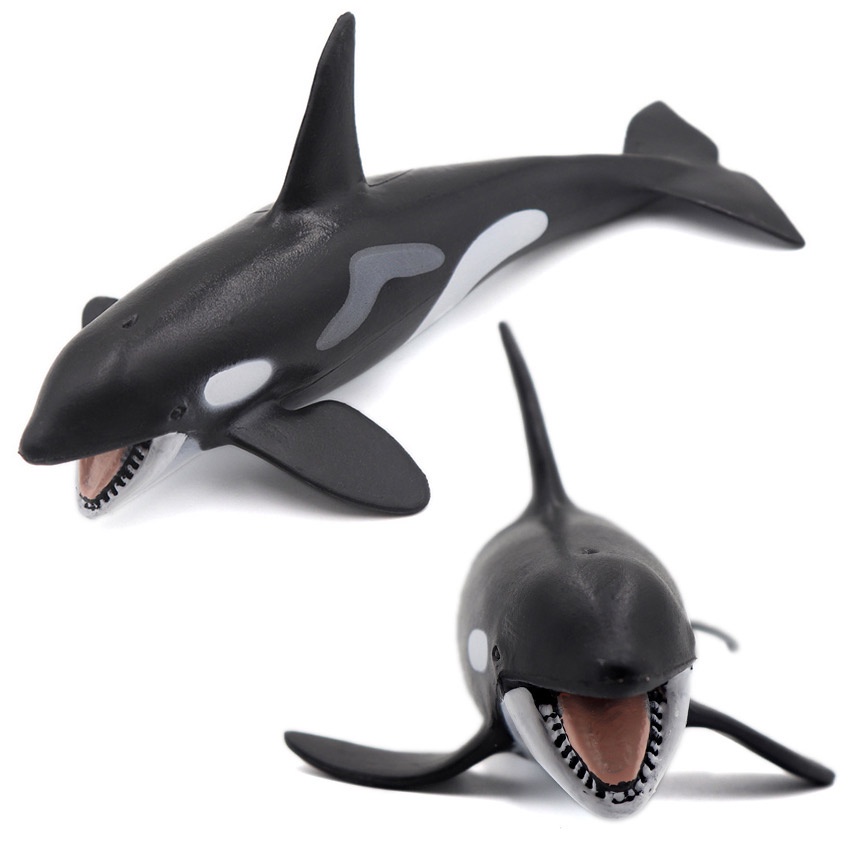 Mainan Simulasi Ikan Paus / Figure Whale / Mainan Edukasi Anak Modeling Binatang Ikan Paus Simulasi