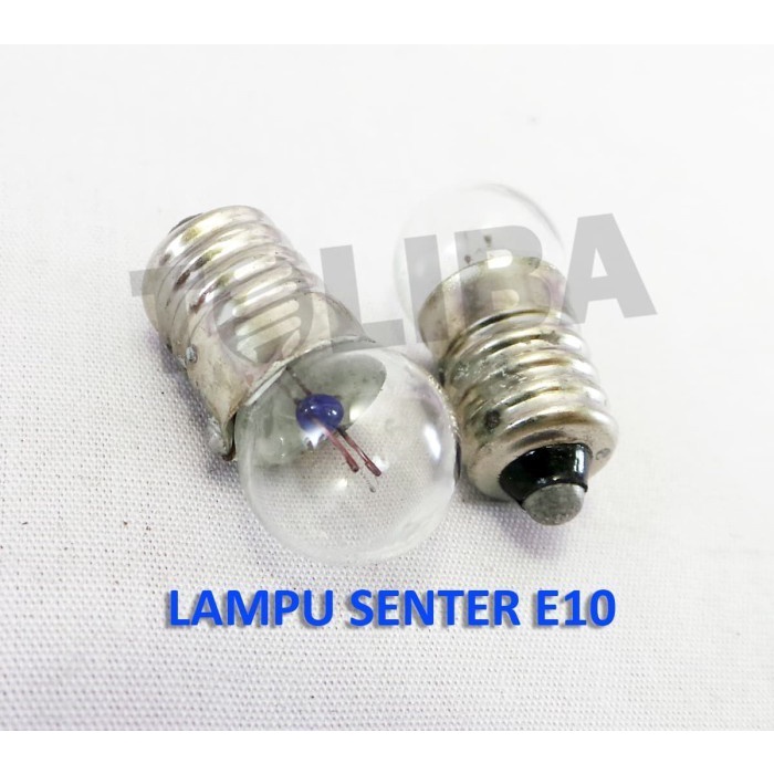 Bola Lampu Senter 2.5 Volt Biasa Fiting E10 Untuk Praktek Anak Sekolah