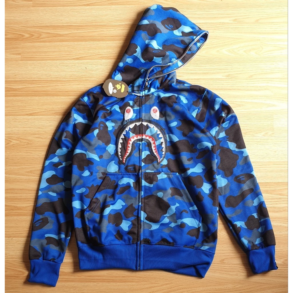 jaket shark bape