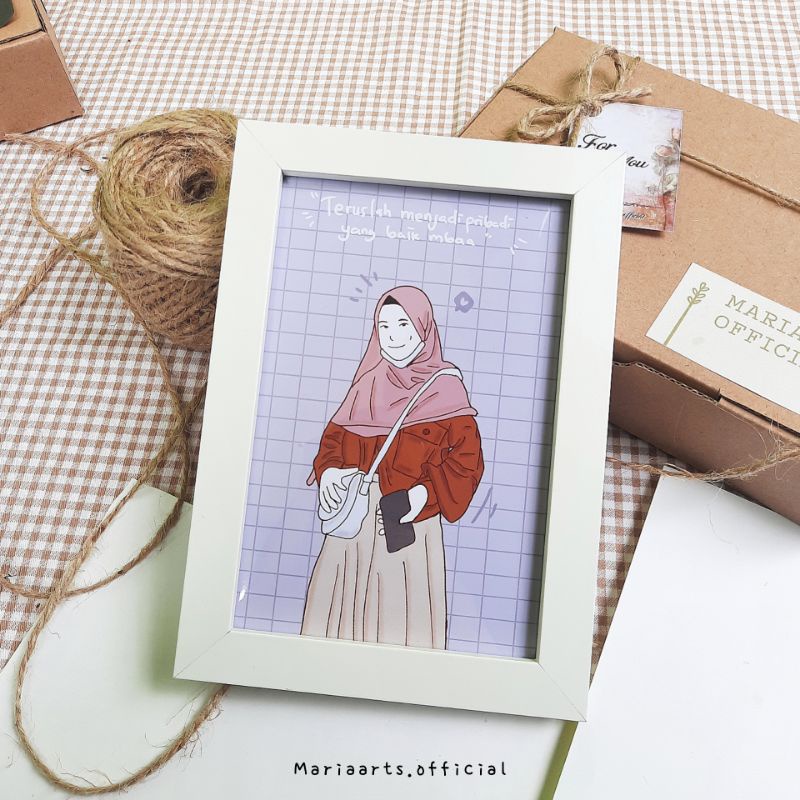 

Mariaarts - Faline box custom kado ilustrasi kado ultah nikahan wisuda murah