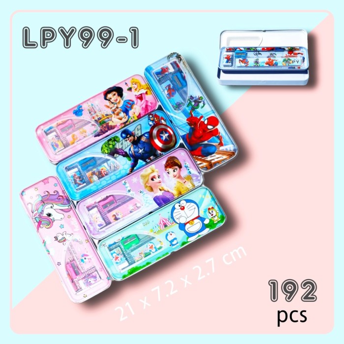 

Wow Sos Kotak Pensil Kaleng 2 Susun Set 7X20 Tipe A / Tempat Pensil - Lpy 99 1, 1 Princess Terlaris