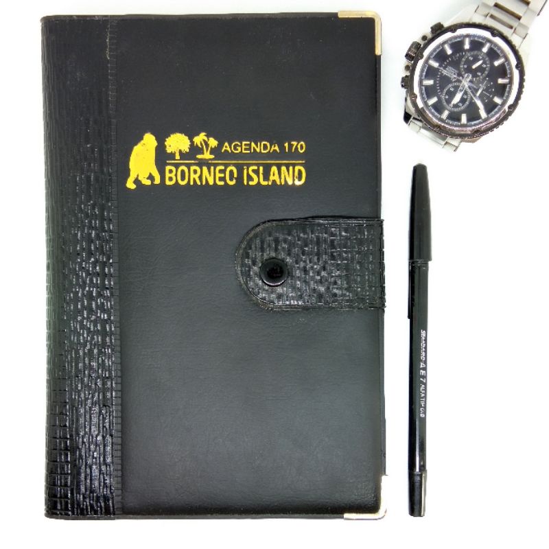 

Buku Agenda Kulit BORNEO ISLAND 170 Hitam