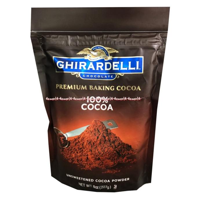 

COCOA BAKING CHOCOLATE PREMIUM GHIRARDELLI 227GR 100 COCOA DC51C1215