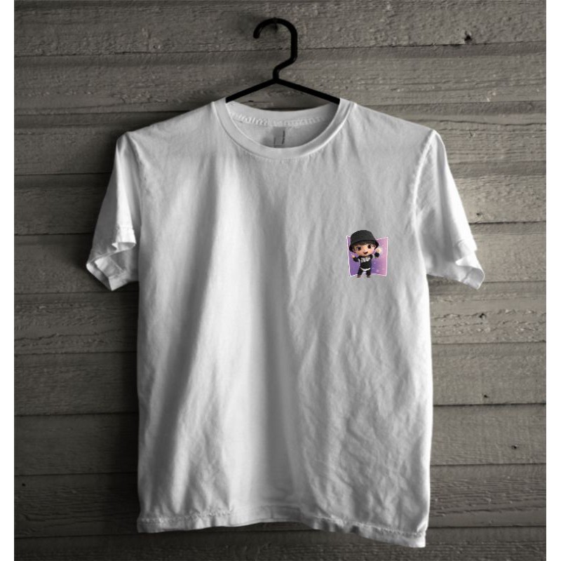 kaos Kpop BTS tinytan logo karakter Jungkook jk