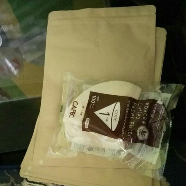 Ecopack 2200zv - Standing Pouch Kopi 1kg Zip Valve Kemasan Kraft Alfo