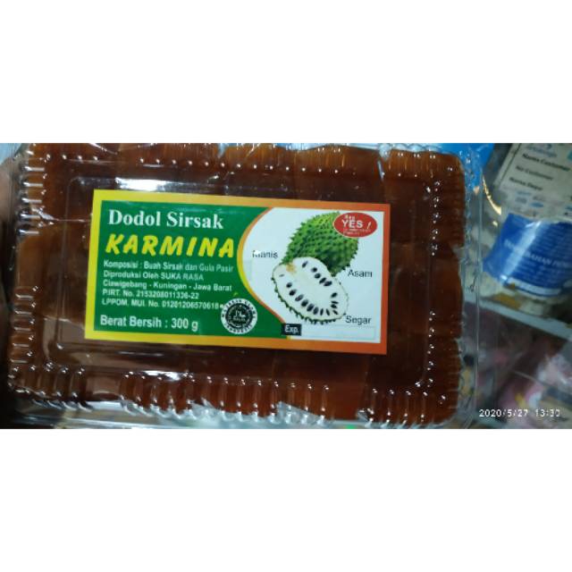 

Dodol Sirsak / dodol ubi ungu