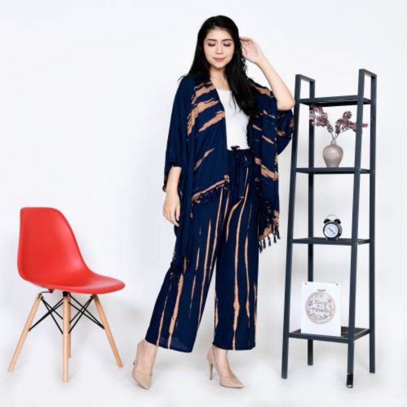 ￼AUTER + KULOT ONSET TYEDE LILIT BALI/ONE SET/daster bali