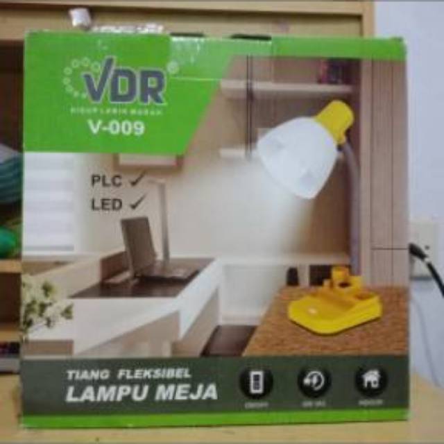 Lampu Belajar / Meja V-009 VDR + Tempat Pensil