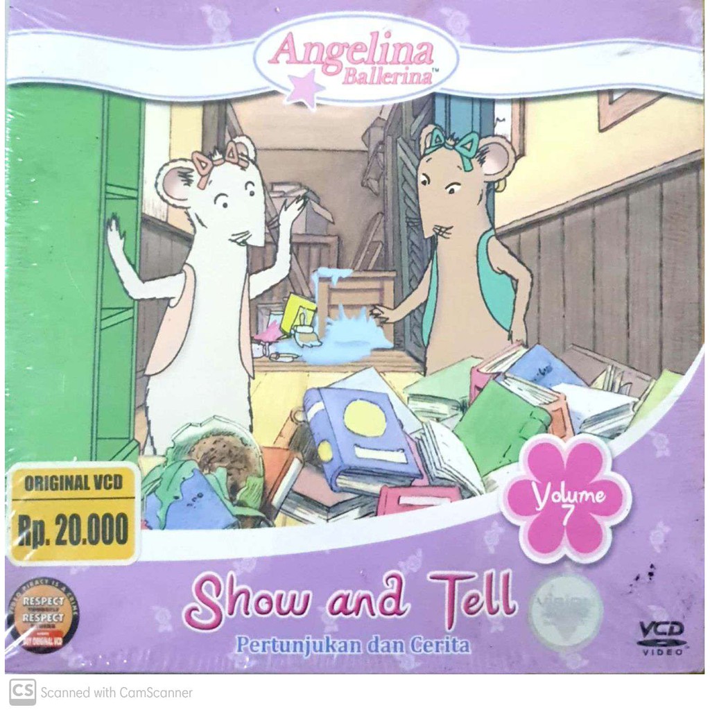 Angelina Ballerina Volume 7: Show and Tell | VCD Original