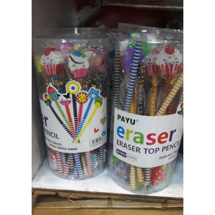 

NEW SALE PENSIL+PENGHAPUS LUCU E-01 (ISI 24)