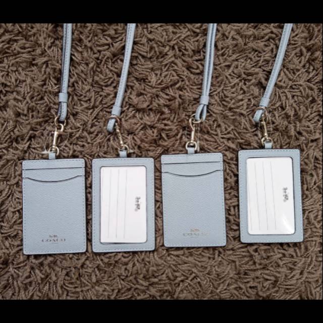 

Lanyard Coach Leather Pale Blue