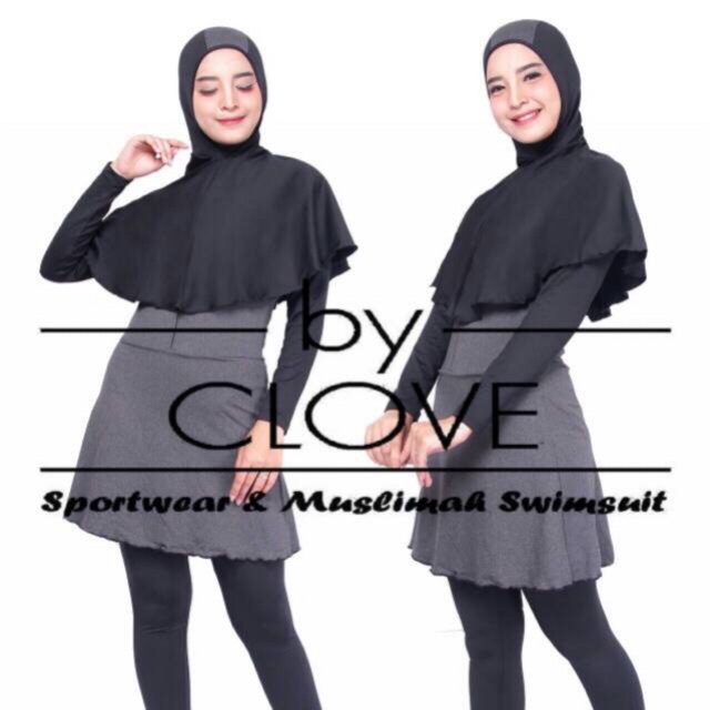 Baju Renang Muslimah Hijab Panjang Berbagai Pilihan Warna | Shopee