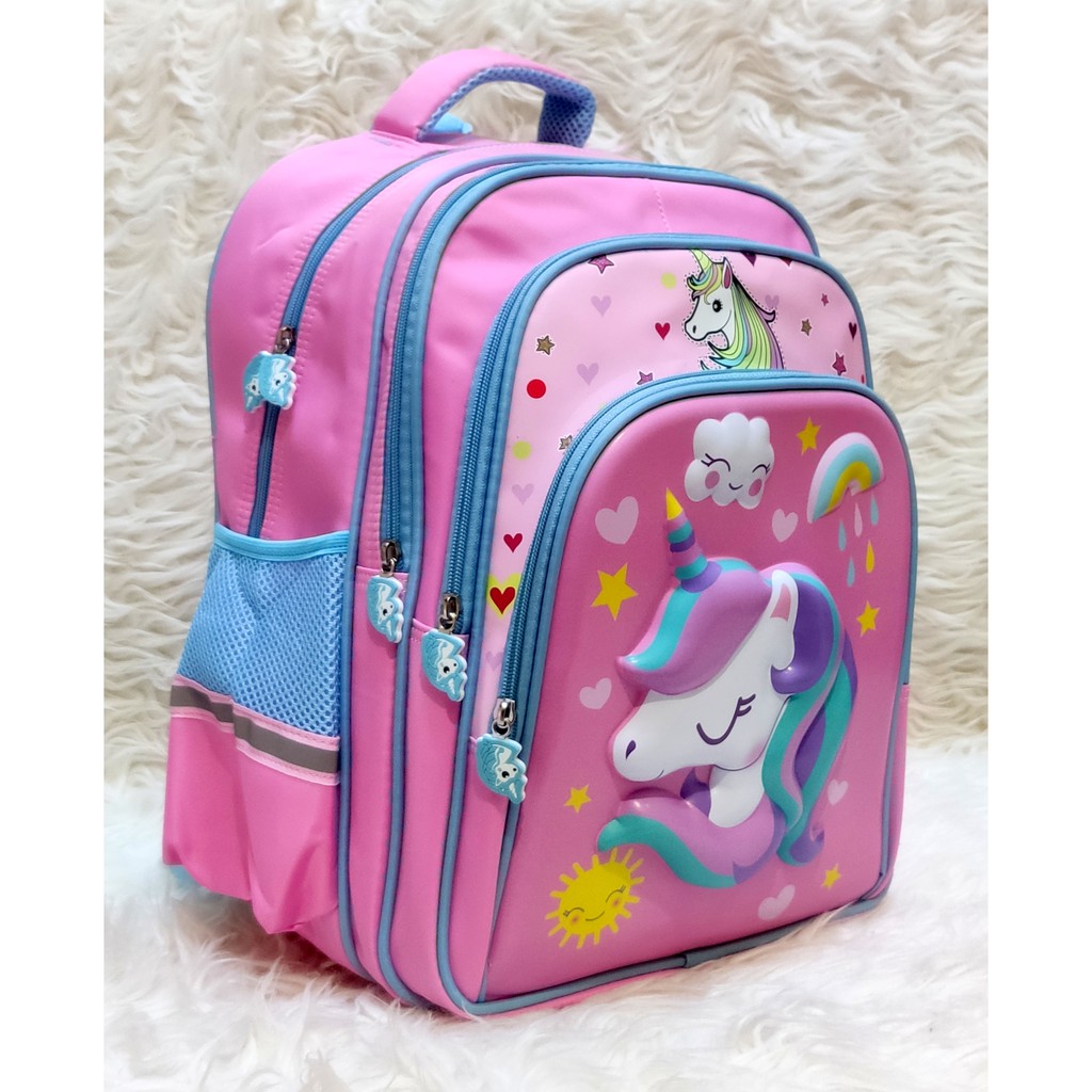 Ransel Sekolah SD Unicorn 4 Resleting Import