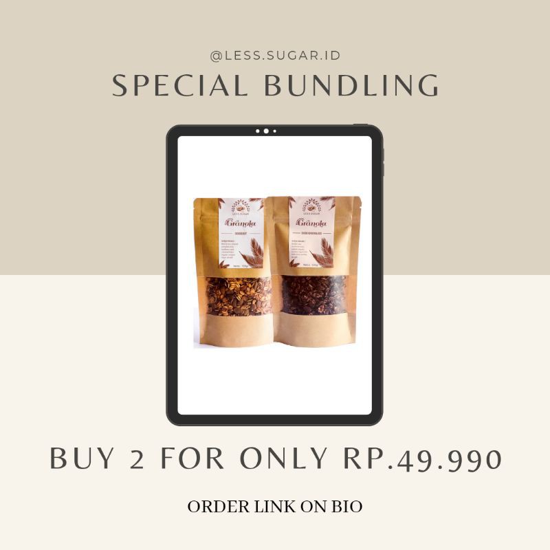 

Granola Bundling Mix - 120 gram (2pcs)