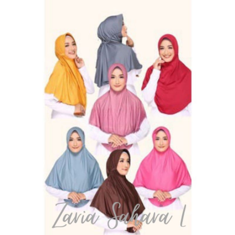 Elzatta bergo serut polos santai kerudung sekolah - Zaria Sahara L