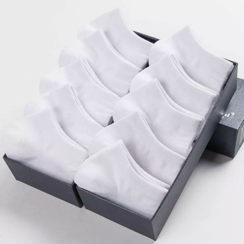 TOKO KL | GROSIR 1 LUSIN KAOS KAKI PENDEK MATAKAKI PUTIH POLOS ANKLE SOCK REMAJA DEWASA MURAH