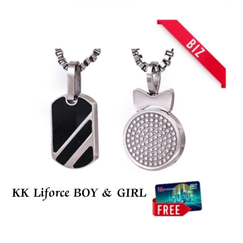 Kalung KK Liforce anak, boy dan girl, peredam radiasi