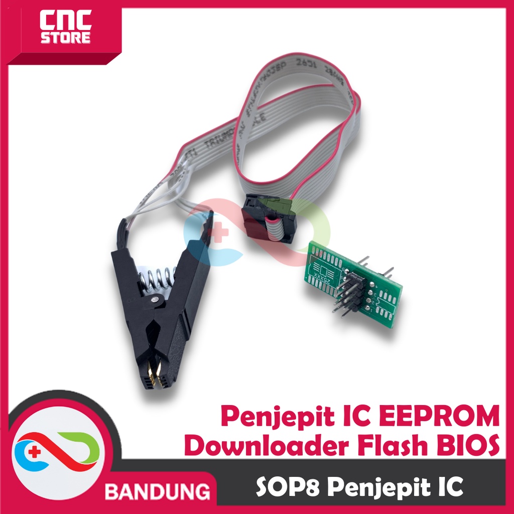 SOP8 PENJEPIT IC EEPROM  DOWNLOADER FLASH BIOS USB SPEED PROGRAMMER CH341A 24 25