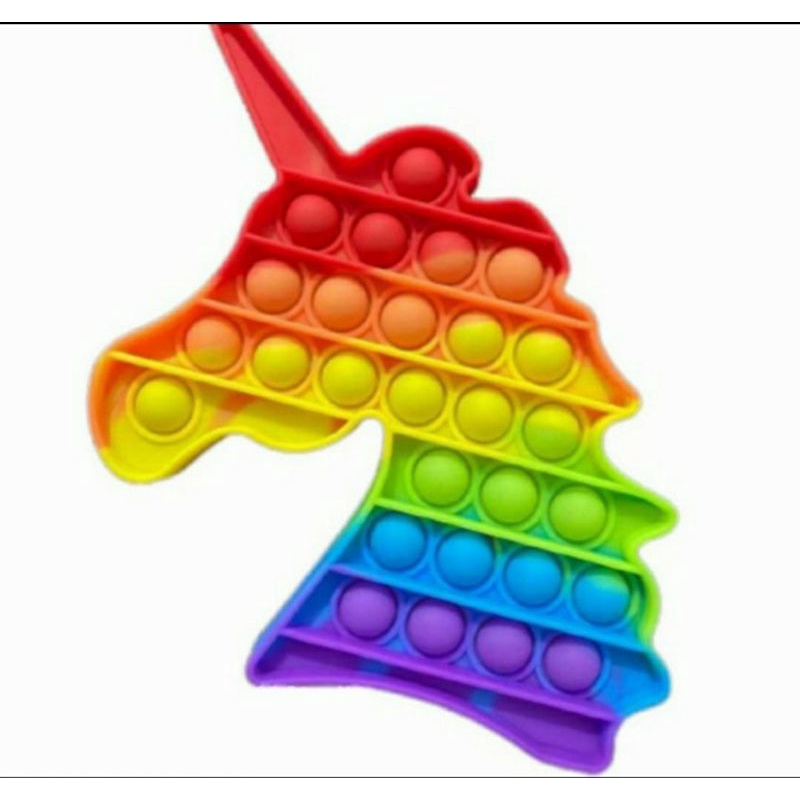 Pop it unicorn rainbow | Popit kuda tanduk warna warni | Sumatera Utara-1