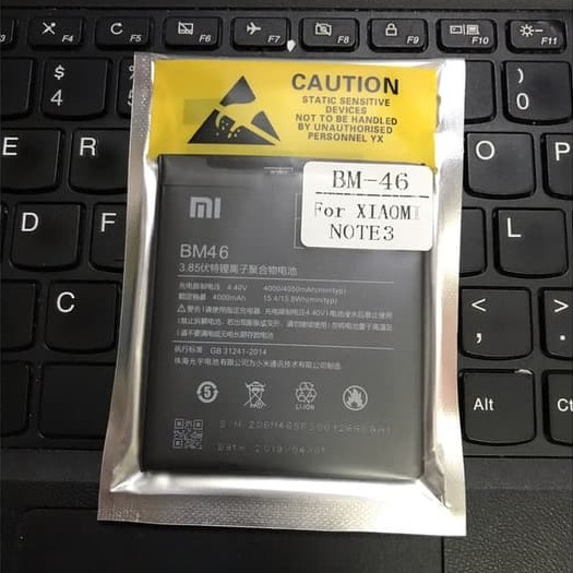 Baterai Xiaomi Redmi Note 3 BM-46 Original 100%